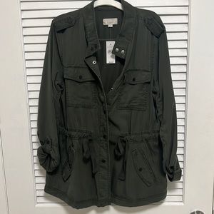 LOFT lightweight Utility Jacket NWT